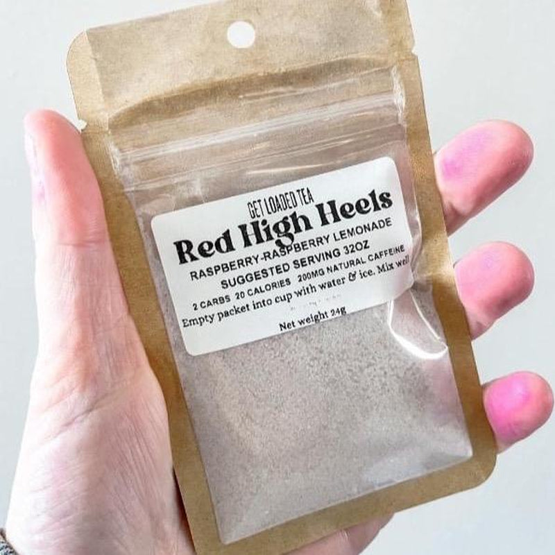 Loaded Teas - 55 Flavors Caffeinated Beverage Mix - Sugar-Free & Gluten-Free Energy Powder Drink - 32Oz Smoothie Mix - Made in USA - 24 Months Shelf Life